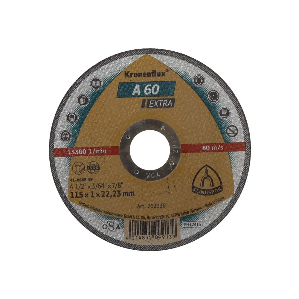 DISC DEBITARE METAL 125X1.0MM / A60EXTRA