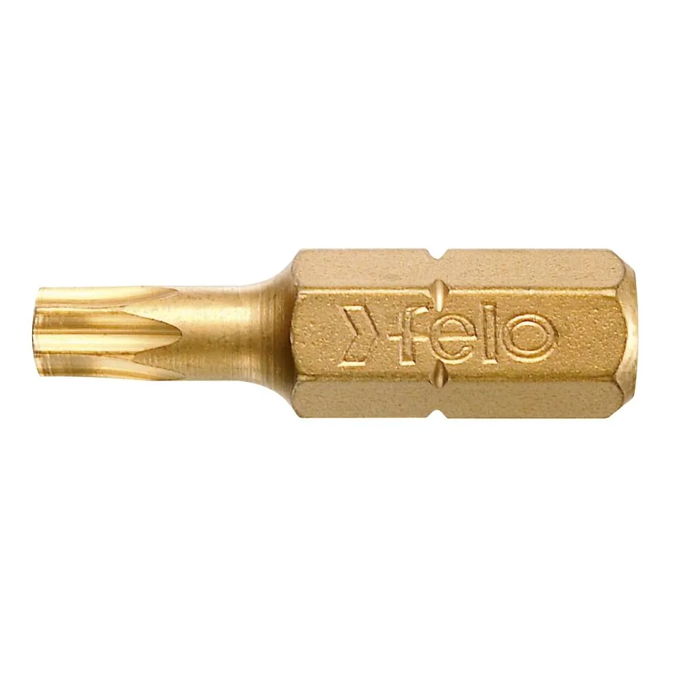 Bit TiN Plus profil Torx, Felo, C6.3, TX30, 25mm