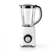 Blender Nedis, 800W, 1.5L, recipient din plastic, alb