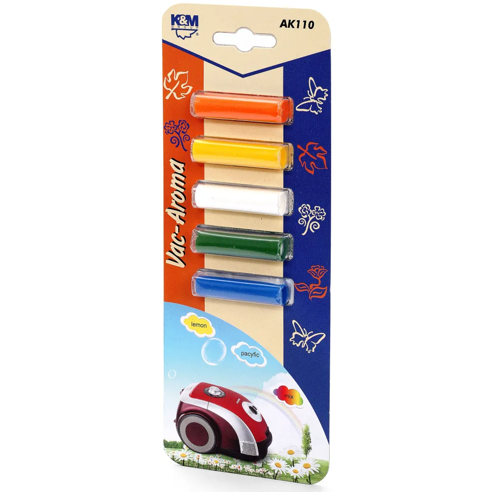 Pastile parfumate cu 5 esente pentru aspirator, K&M