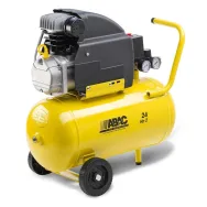 Compresor de aer cu piston - 1.5 kW, 190 L/min, 8 bari - Rezervor 24 Litri - ABAC-POLE-POSITION-B20-BASELINE