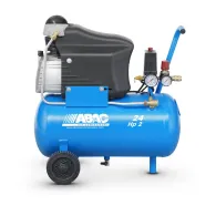 Compresor de aer cu piston - 1.5 kW, 220 L/min, 10 bari - Rezervor 24 Litri - ABAC-POLE-POSITION-L20