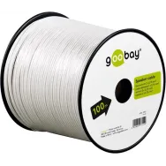 Cablu difuzor alb 2x0.75, 100m pe tambur