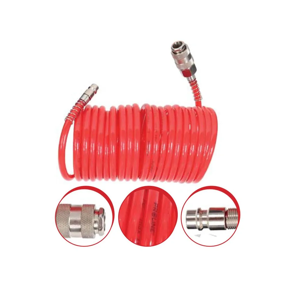 FURTUN AER SPIRALAT CU CUPLE RAPIDE 6.5X10MM / 15M