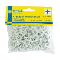 DISTANTIERE FAIANTA TIP CRUCE 12.0MM, 15/SET