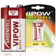 BATERIE SUPER-HEAVY-DUTY 9V 6F22 / BLISTER