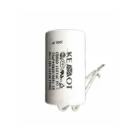 CONDENSATOR MOTOR CU FIR CONECTOR -  7.50UF / 450V