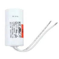 CONDENSATOR MOTOR CU FIR CONECTOR -  8.00UF / 450V