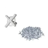 DISTANTIERE FAIANTA TIP CRUCE CU INEL 2.5MM, 75/SET