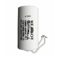 CONDENSATOR MOTOR CU FIR CONECTOR - 14.00UF / 450V