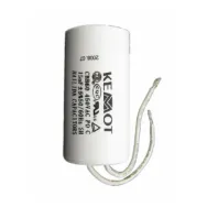 CONDENSATOR MOTOR CU FIR CONECTOR - 15.00UF / 450V