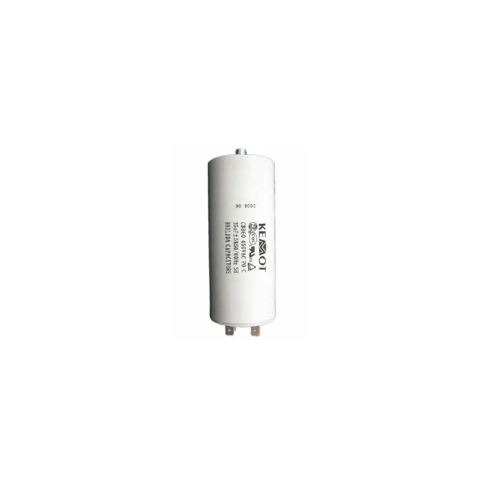 CONDENSATOR MOTOR CU SURUB CONECTOR -  35UF / 450V