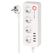PRELUNGITOR SMART 4 PRIZE SCHUKO 4 USB CONNECT P6 TUYA