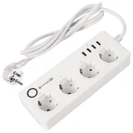 PRELUNGITOR SMART 4 PRIZE SCHUKO 4 USB CONNECT P6 TUYA