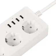 PRELUNGITOR SMART 4 PRIZE SCHUKO 4 USB CONNECT P6 TUYA