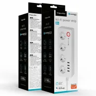 PRELUNGITOR SMART 4 PRIZE SCHUKO 4 USB CONNECT P6 TUYA