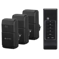 SET 3 PRIZE PENTRU EXTERIOR CU TELECOMANDA 1100W SONERO