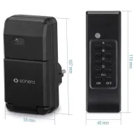 SET 3 PRIZE PENTRU EXTERIOR CU TELECOMANDA 1100W SONERO