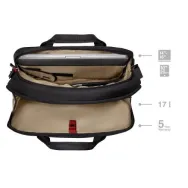 Wenger, Cosmic Brief, 14” - 16'' Laptop Briefcase with Tablet Pocket, Black