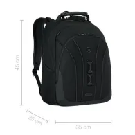 Wenger, Legacy Black Series, 16" Laptop Backpack, Black
