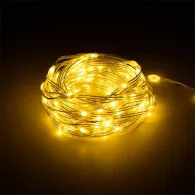 DECORATIUNE LED ALB CALD 10M REBEL