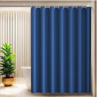 PERDEA DUS 70G / 180X200CM - ALBASTRU