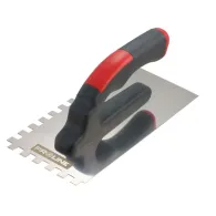 GLETIERA INOX DINTATA CU MANER PLASTIC 270X130/6MM