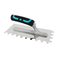 Gletiera dintata INOX 280 x 120mm, Rotund - BIHUI-PTSB20