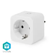 Priza Smart WiFi Nedis, 3680W, 16A, Tip F, alb