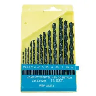 SET BURGHIE METAL HSS IN CASETA 1.5-6.5MM - 13P.