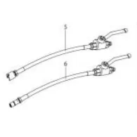 Robinet cu furtun Wagner pentru SF23CR