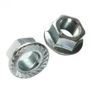 PIULITE ZINCATE HEXAGONALE CU FLANSA M10, 500/SET