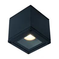 Spot aplicat de exterior Well AUSTIN, GU10, IP65, negru, aluminiu