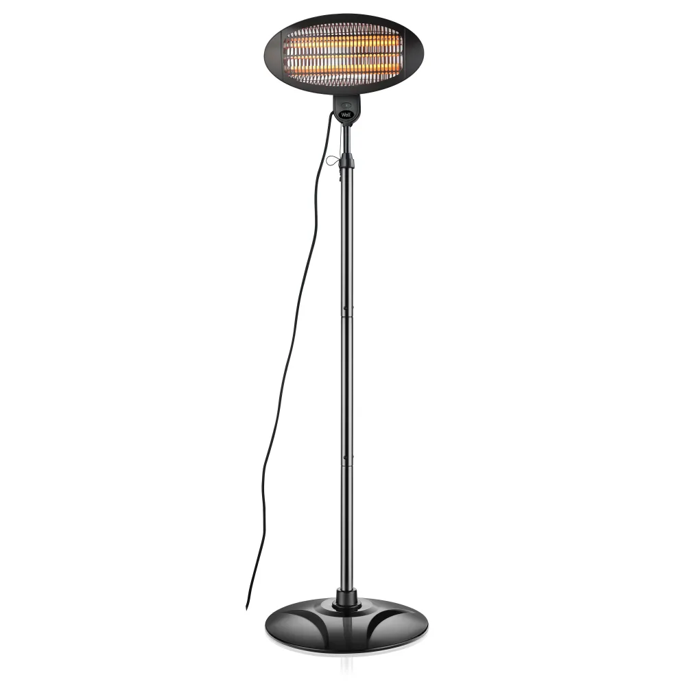 Incalzitor terasa Well cu quartz 2000W, cu picior