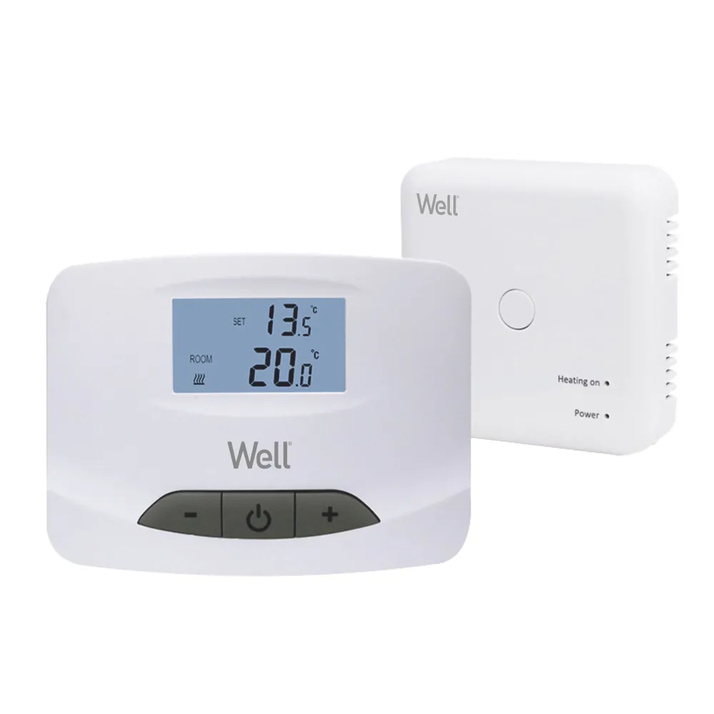 Termostat electronic cu afisaj digital wireless Well