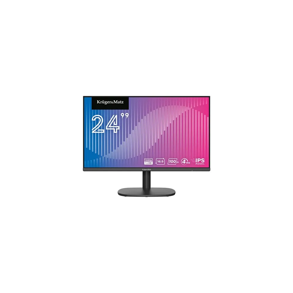 MONITOR IPS E-LED 100HZ 4MS 24 INCH KRUGER&MATZ