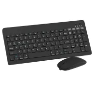 KIT TASTATURA SI MOUSE WIRELESS NEGRU OMEGA