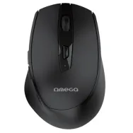MOUSE WIRELESS REINCARCABIL USB-C NEGRU OMEGA