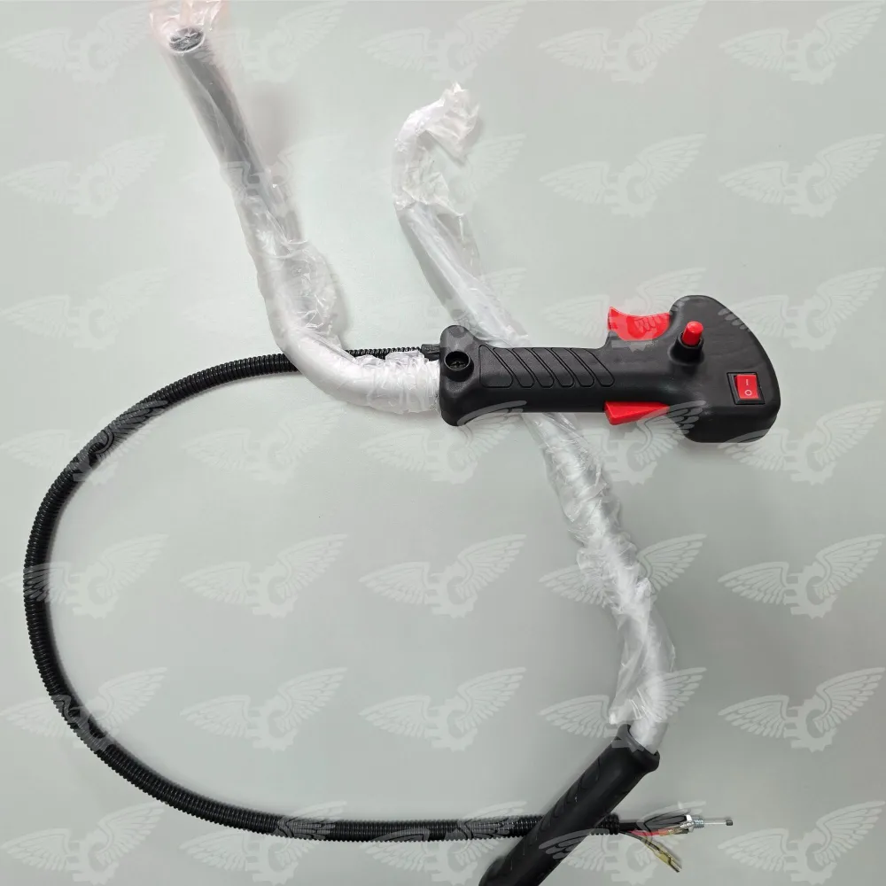 ansamblu maner acceleratie motocoasa