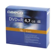 Omega  DVD+R 4.7GB 16XSLIM CASE 10