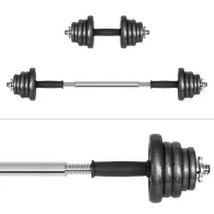 GANTERE REGLABILE CU VALIZA TOTAL 20KG REBEL ACTIVE