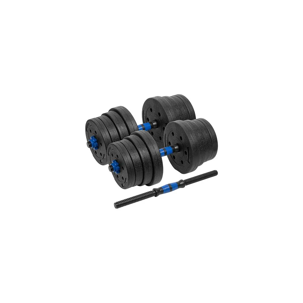 HALTERE REGLABILE CU CONECTOR 2 X 15 KG REBEL ACTIVE