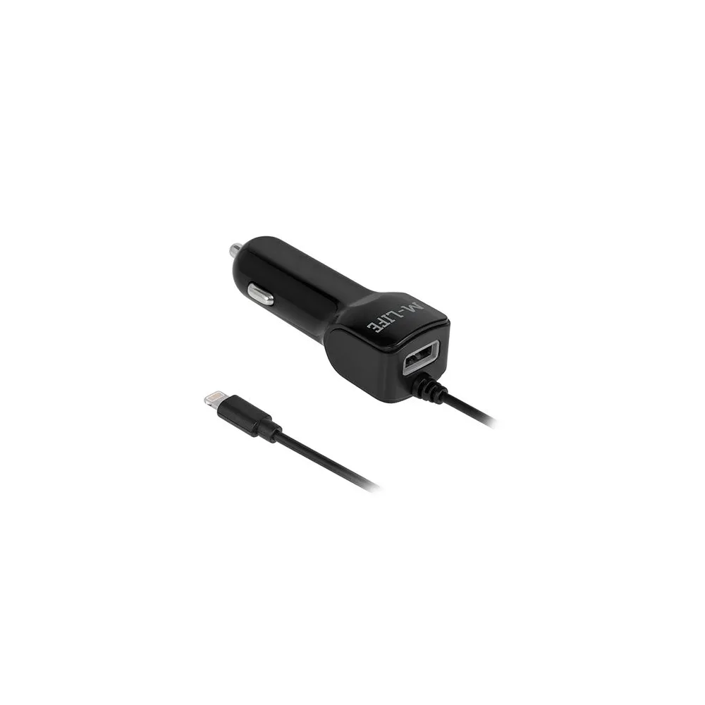 INCARCATOR AUTO LIGHTNING + USB 2100MA M-LIFE