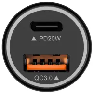 INCARCATOR AUTO USB-A / TYPE C QC PD 38W KRUGER&MATZ