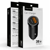 INCARCATOR AUTO USB-A / TYPE C QC PD 38W KRUGER&MATZ