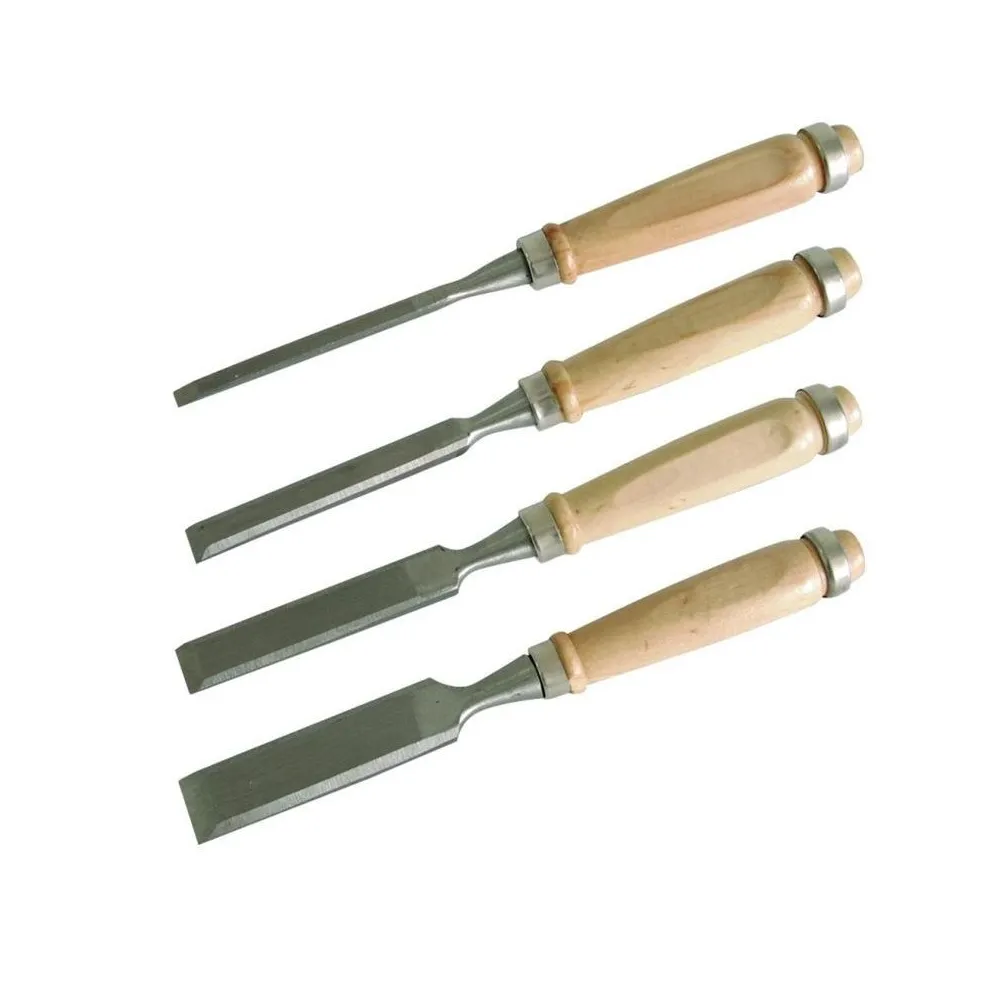 SET DALTI LEMN CU MANER LEMN - 4P.