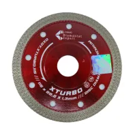 Disc DiamantatExpert pt. Portelan dur & Gresie ft. dura 115x22.2 (mm) Premium - DXDY.XTURBO.115