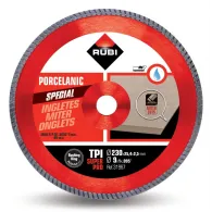 Disc diamantat pt. gresie portelanata, taieri oblice 230mm, TPI 230 SuperPro - RUBI-31967