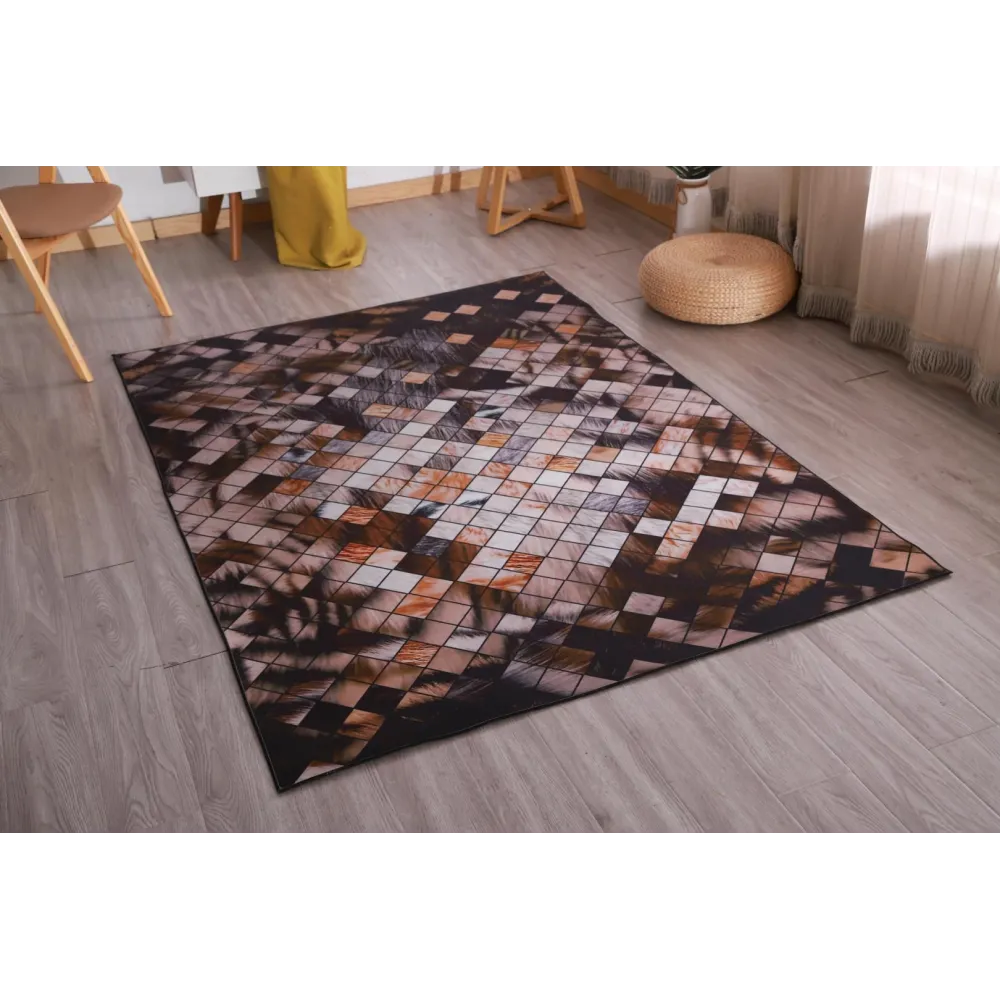 Covor Heinner cu print digital 3D 70x140 cm PATCH