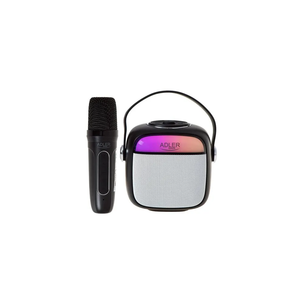 DIFUZOR KARAOKE CU MICROFON AD 1199 NEGRU ADLER